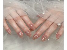 エクラベル(E'clat belle)/大人可愛いリボンネイル