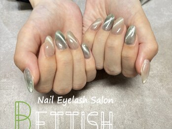 ネイルアイラッシュサロン ベティッシュ 桜木町店(Nail Eyelash Salon BETTISH)/マグネットネイル