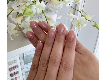 ミッシュネイル(mish nail)/シンプル☆王道フレンチ