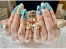 夏の定番☆ターコイズネイル