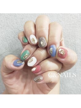 シーアンドネイルズ(C&NAILS)/定額デザイン120分