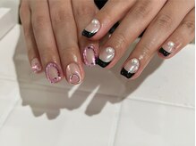 シェリーラメール 新宿店(cherie la mer)/ホロ囲みネイル