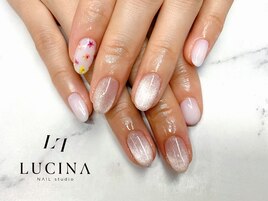 G-83 マグネット×押し花ネイル