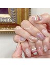 涼しげネイル
