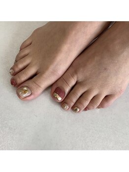 ネイルデコ(nail DECO)/フットジェル¥9,000~