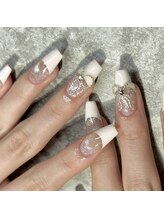 ネイルズ ヒマワリ(Nails Himawari)/【松田担当】時短チップ長さだし