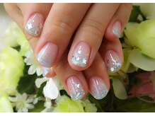 プルミエ ネイル(Premier Nail)/涼しげラメグラデーション☆彡