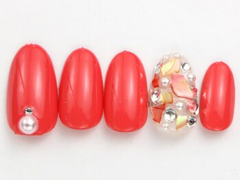 ハーティーネイル hearty nail 溝の口店/定額デザイン￥12000