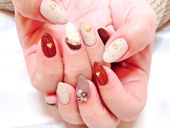 ライトウェーブ 長野駅前店/バレンタインネイル♪