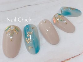 ニュアンスホログラムネイル