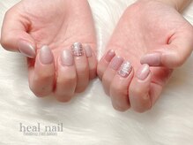 ヒールネイル(heal nail)/monthly定額デザインB～ツイード