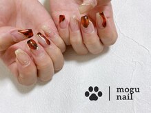モグネイル(Mogunail)/べっこうネイル /スクエアネイル