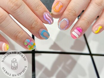 ネイルズガッシュトウキョウ 横浜西口店(NAILsGUSH TOKYO)/持ち込みデザイン/ニュアンス