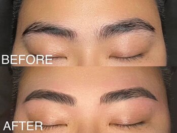ブロウズラボ 北堀江店(BROWS LABO)/メンズ眉毛★before→After