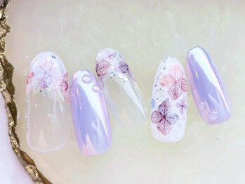 梅雨ネイル¥8980