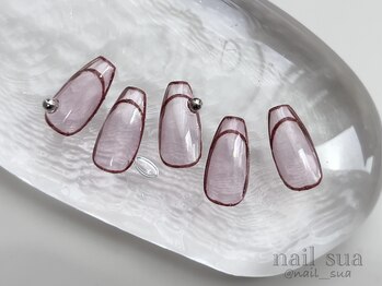 クリアフレンチネイル