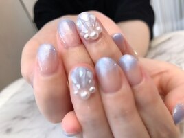 夏ネイル/シェル/マーメイド