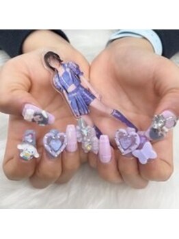 プリュム(Plume)/3D/推しネイル/キャラクター