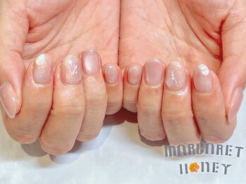マーガレットハニー 本八幡/ぷっくりニュアンスネイル
