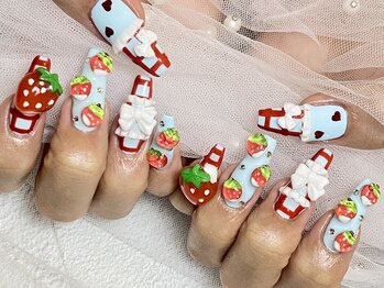 ジェムネイル(Jem Nail)/いちごネイル
