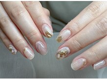 アモールビューティー 新宿店(Amor Beauty)/持ち込みアート　ミラーネイル