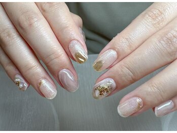 アモールビューティー 新宿店(Amor Beauty)/持ち込みアート ミラーネイル