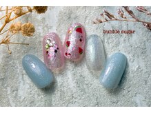 バブル シュガー バイ ネイルクローネ(bubble sugar by.nail crone)/すいかネイル