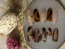 プライベートネイルサロン キサイ(Kisai)の雰囲気（新作秋ネイル　べっ甲デザインです）