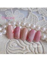 たゆ ネイル(たゆnail)/ピンクアートネイル