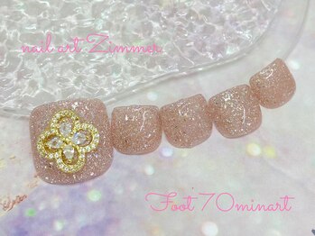 ネイルアート ジマー/フット◆70minart/パラジェル