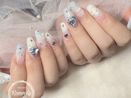 ブルーホワイトグラデーション