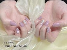 ヘンナ(Henna)/ 春色フラワーネイル