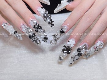 ダイアモンドネイルスタジオ 道玄坂店(Diamond Nail Studio)の写真/【デザイン持ち込みOK♪】ゴージャスなデザインから洗礼されたデザインまで、お好みのデザインを叶えます★