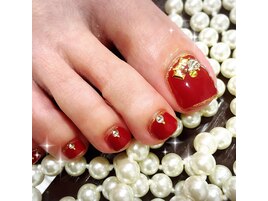 フットもジェルネイル♪