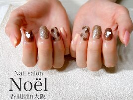 ミラーハートネイル