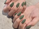こっくりワンカラーネイル