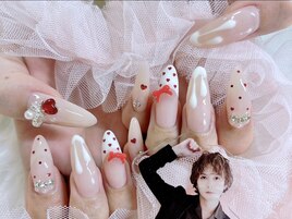 ハートホロネイル