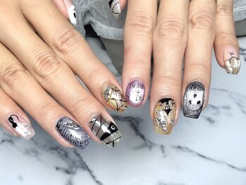 ハロウィーンネイル　パラジェル