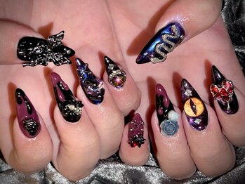 ギンガギンガ(gingaginga)の写真/特別な日を華やかに彩るネイル♪プロがあなたの理想を実現いたします！カラーやパーツも豊富にご用意◎