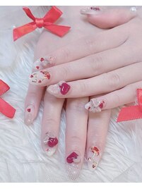 3Dバレンタインネイル ジェル