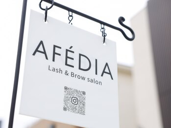 アフェディア(AFEDIA)/お店のロゴ看板