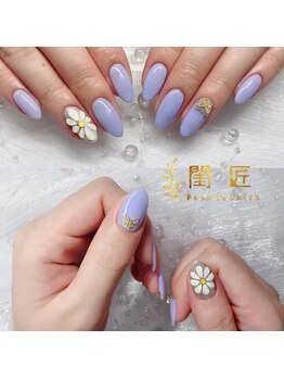 閨匠ビューティサロン 上野店/春デザイン　花&蝶　