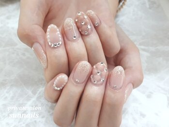 サンネイルズ(sun nails)/6本アート