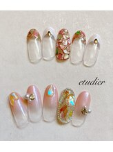 S.I.Gサロン エチュデイエ(etudier)/華やかデザインネイル♪