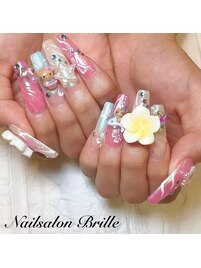 ハイビスカスネイル