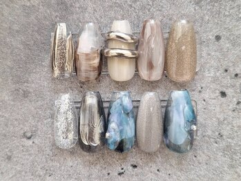 ネイルズ バックフロウ(Nails Back Flow)の写真/熟練スタッフが大人女性にピッタリな上品ネイルを提案◎爪の形にこだわったここにしかない高技術な施術を♪