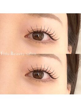 フィドュ(Fidu)/まつ毛パーマ+フラットラッシュ