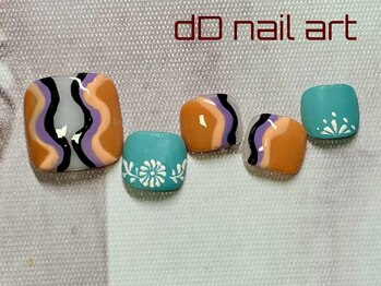 ディーディーネイルアート(dD nail art)/フットdesignアートコース¥7,700