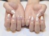 【hand】ミラー/オーロラ(10本)￥7000　新規/再来自店オフ無料/甘皮ケア付