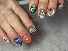 【パラジェル】押し活ネイル